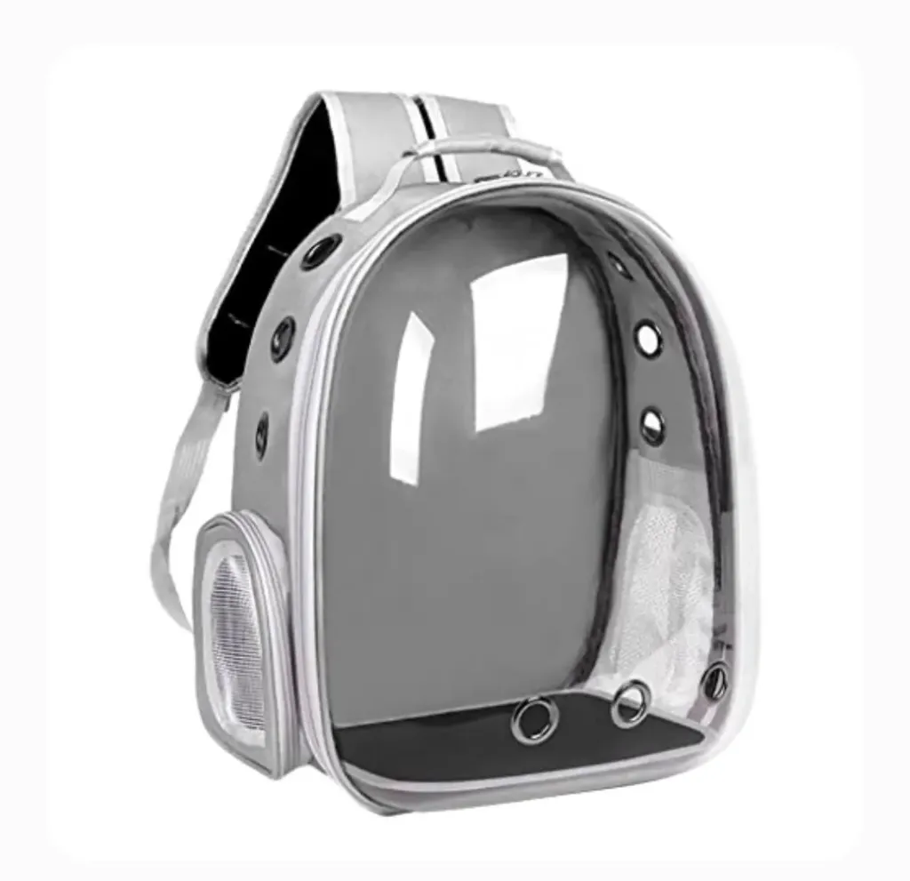 White Transparent Pet Bag