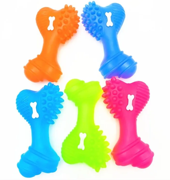 Bone Teeth Squeaky Toy