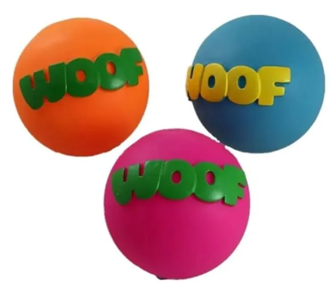 Woof Ball Squeaky Toy