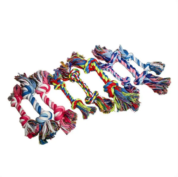 Colorful Rope Double Knot Toy