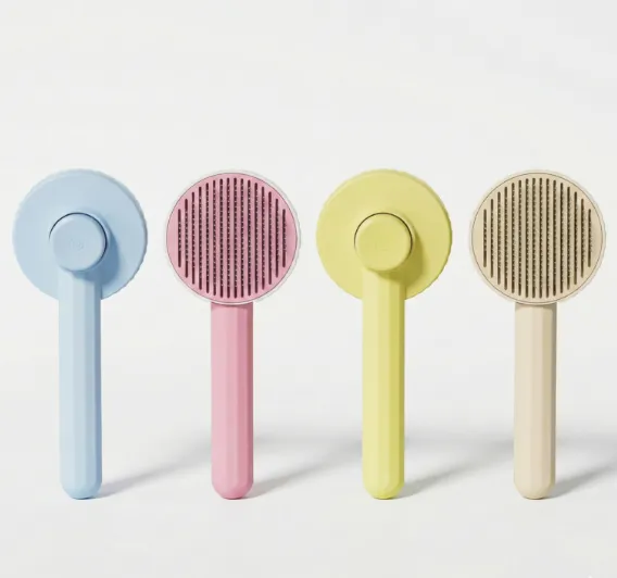 Premium Self-Cleaning Slicker Grooming Brush
