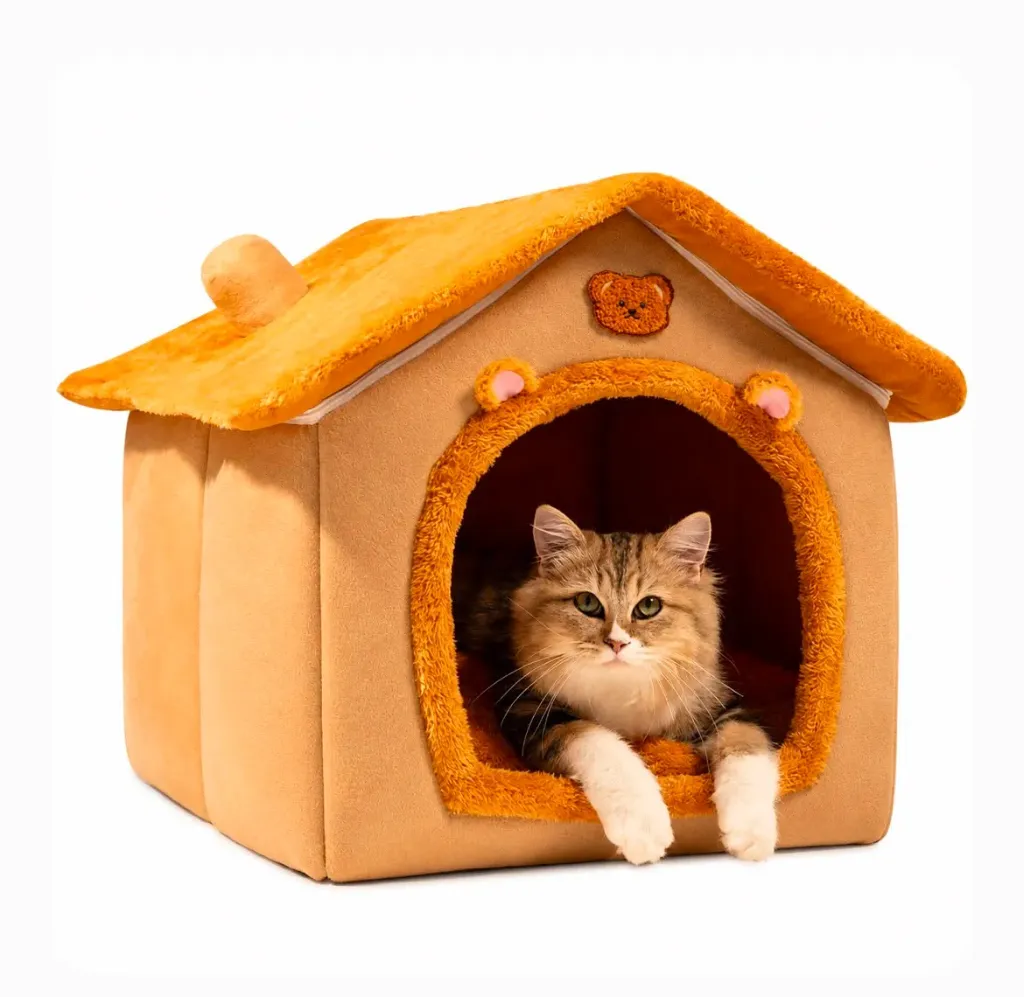 Bear House Pet Bed – Various Size (S)