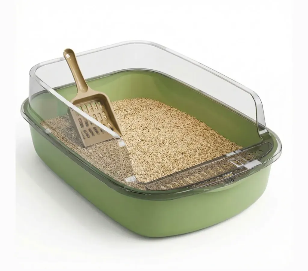 Semi-Closed Cat Litter Tray – Various Size (M)