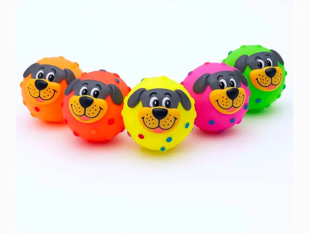 Face Ball Squeaky Toy