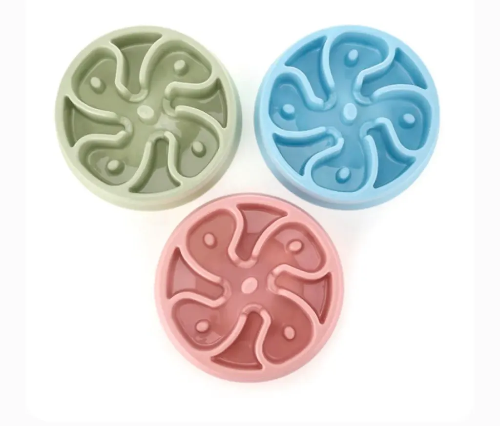 Flower Slow Feed Pet Bowl
