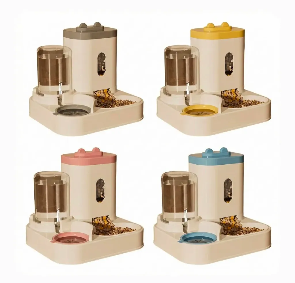 Automatic Pet Food & Water Feeder