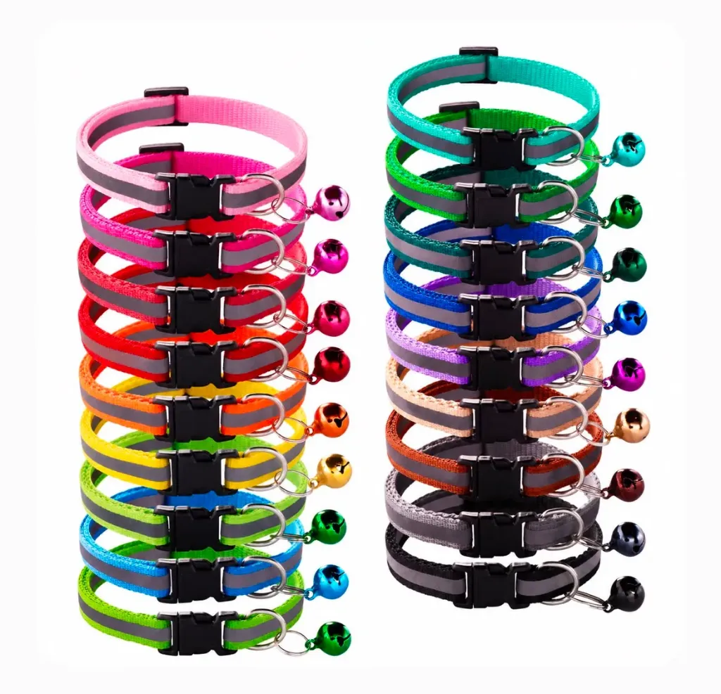 10mm Reflective Pet Collar With Bell